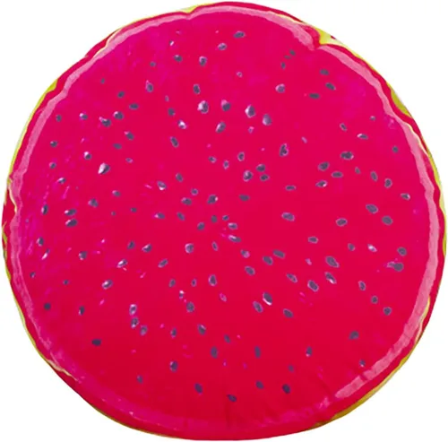 Vista 10 de Fruit Pillow Home - Cojín redondo con forma de cojín de felpa (13 pulgadas, marrón, estaca)