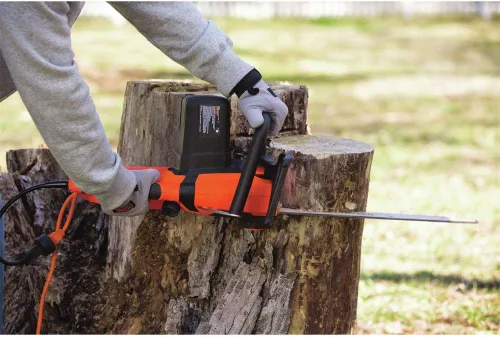 Vista 6 de BLACK+DECKER CS1518 Motosierra con cable de 15 A y 18 pulgadas