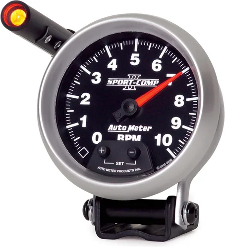 Vista 2 de AUTO METER Tacómetro 3690 Sport-Comp II de 3.750 pulgadas.