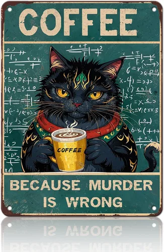 Vista 10 de KIYOYO Basset Hound Dog - Cartel de metal vintage de hound con texto en inglés "Before Coffee After Coffee" (Antes del café después del café)