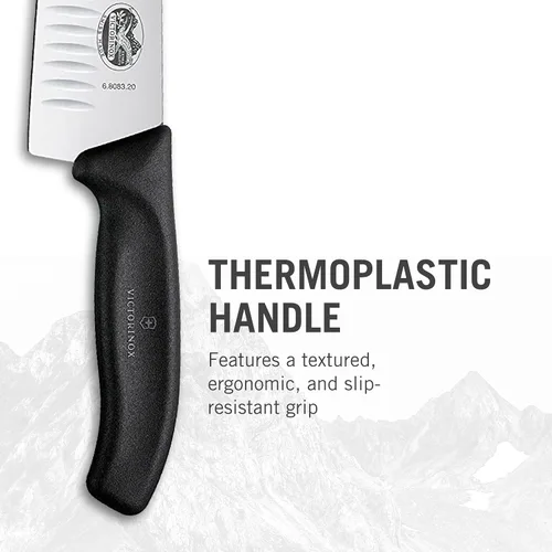 Vista 3 de Victorinox Swiss Classic - Cuchillo de chef de 8 pulgadas con borde Granton