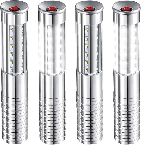 Vista 7 de Luz estroboscópica LED de bastón, 4 piezas, servicio de botellas, luces de barra recargable, botella de champán, LED de mano para escenario