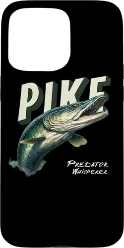 Vista 28 de iPhone 16 Northern Pike Whisperer Fishing Enthusiasts Angler Fishermen Case