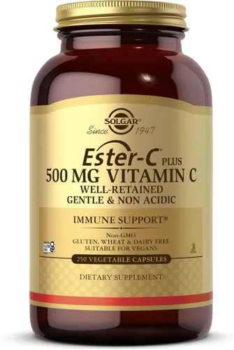 Vista 10 de Solgar Ester-C Plus 500 mg de vitamina C (complejo de ascorbato), 100 porciones