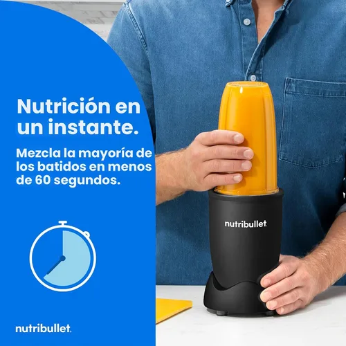 Vista 5 de NutriBullet® Pro Extractor de Nutrientes, 900W, Negro Mate