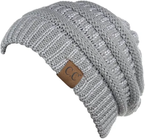 Vista 150 de C.C Trendy Warm Chunky Soft Stretch Cable Knit Beanie