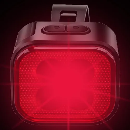 Vista 4 de Juego de luces de bicicleta [6+12 modos], juego de luces recargables para bicicleta ultra brillantes, luces de bicicleta impermeables IP65
