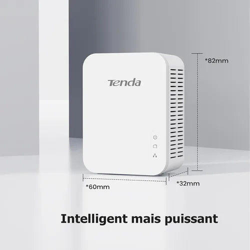 Vista 2 de Powerline Set 1000Mbps Tenda AH3