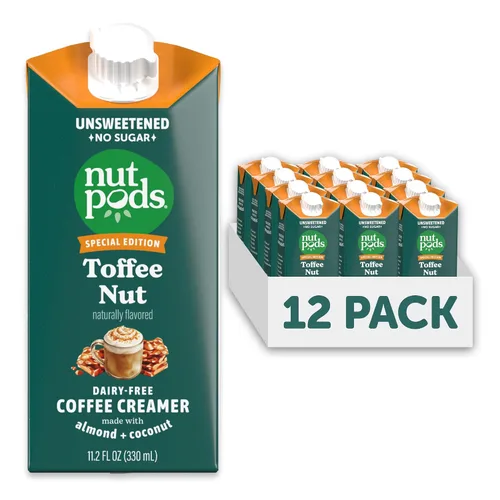 Vista 7 de Nutpods - Crema de café sin azúcar, sin azúcar, paquete de 3