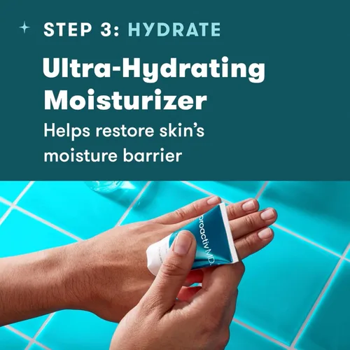Vista 8 de Proactiv MD Rutina de 3 pasos, Limpiador facial ultra suave, Tratamiento de gel de Adapaleno al 0.1%, Hidratante ultra humectante, Kit
