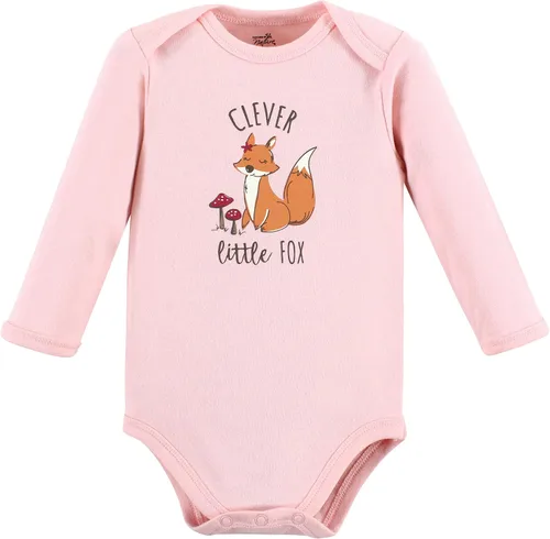Vista 3 de Touched by Nature baby-girls Organic Cotton Long-sleeve Bodysuits