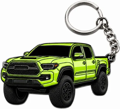 Vista 9 de Llavero Tacoma – Accesorios Tacoma 2016-2022 mods 2023 2024 Cool Key Chain Fob Cover 3ª generación Toy Truck