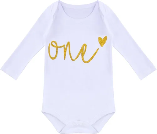 Vista 2 de ODASDO Conjunto de ropa de otoño e invierno para bebé niña de 1er segundo cumpleaños