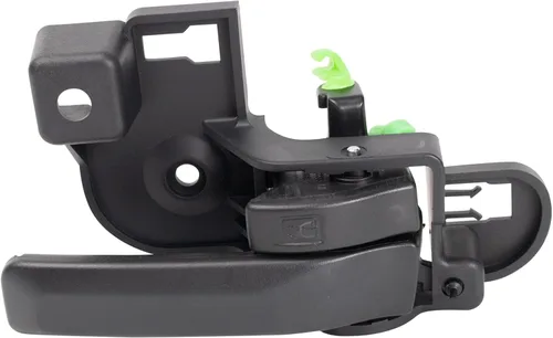 Vista 86 de TRQ Manija de puerta interior delantera izquierda cromada y negra para el lado del conductor compatible con Ford F-150 2012-2014