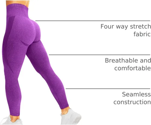 Vista 80 de HIGORUN - Leggings sin costuras para mujer, moldeadores, con diseño gráfico de sonrisas, de cintura alta, para el gimnasio, yoga o hacer ejercicio