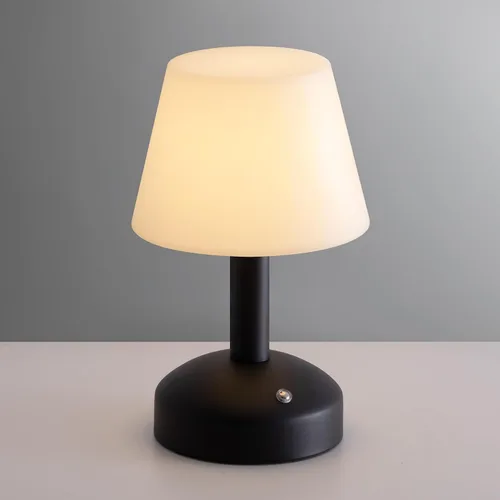 Vista 12 de KDG Lámparas de mesa pequeñas modernas inalámbricas, lámpara de escritorio LED regulable impermeable portátil para exteriores y ducha, luz con Plata
