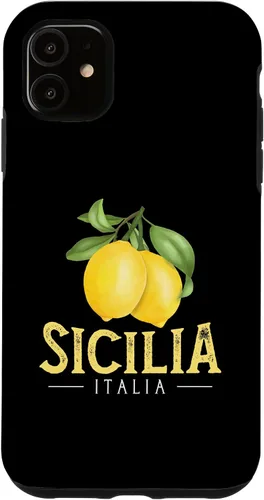 Vista 8 de iPhone 11 Pro Max Sicilia Italia Limones italianos Funda siciliana orgullosa