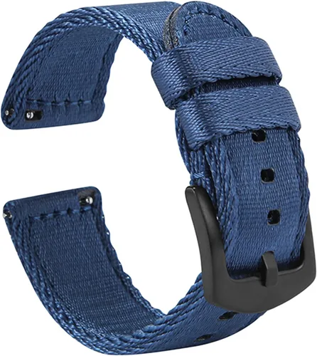 Vista 17 de WOUKUP - Correa de reloj de liberación rápida de nailon Military Style, material de cinturón de seguridad premium, correa de reloj de 0.709 Hebilla
