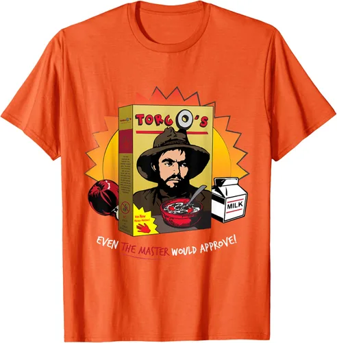 Vista 51 de Torgo Camiseta de película de culto de cereales, Negro, S