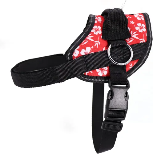 Vista 22 de Bark Appeal - Arnés para perro Aqua Blue sin tirones para mascotas de tamaño extra pequeño – Chaleco reflectante ajustable con 3 clips de correa