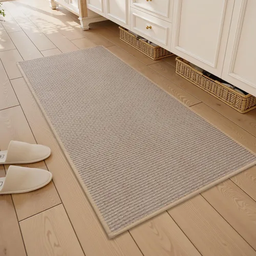 Vista 10 de RESARE Tapete de baño antideslizante, lavable a máquina, súper absorbente, de secado rápido, tapete de baño ultra suave para suelo de baño, 17 x 24