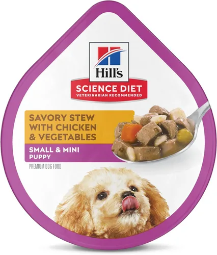 Vista 15 de Hill's Science Diet - Comida húmeda para cachorros de razas pequeñas y mini, ternera y cebada en lata, 5.8 oz, 24 paquetes #1 Recomendado por