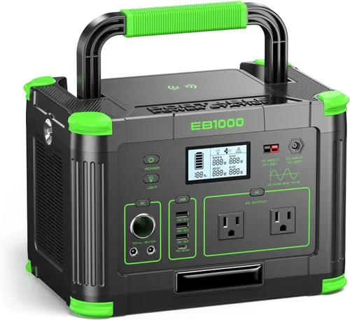 Vista 9 de Central eléctrica portátil de 2400W 1843Wh GRECELL generador solar al aire libre con 2400W (4800W pico) 4 salidas de CA, batería de respaldo