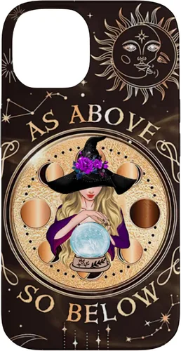 Vista 4 de iPhone 16 Witch Halloween Day - As Above - So Below Case