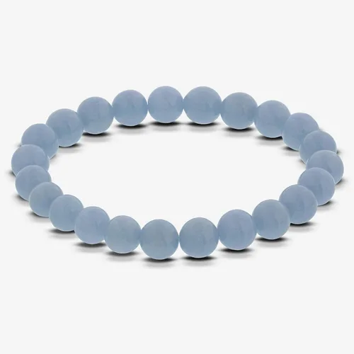 Vista 145 de Gem Avenue Handmade Round Bead Stretch Bracelet Unisex Natural Stone Beaded Jewelry for Men & Women, Elastic Wristband for Daily Wear