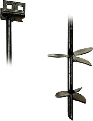 Vista 2 de Tie Down Kit de anclaje de doble cabeza de 36 pulgadas x 3/4 pulgadas con correas y pernos (paquete de 4)