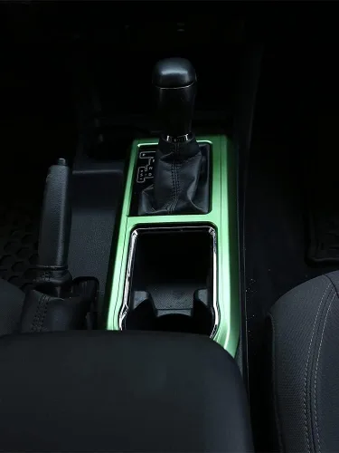 Vista 5 de Marco Protector de Panel de Cambio de Engranajes de Control ABS para Automóvil Compatible con Toyota Tacoma 2015 2016 2017 2018 2019 2020 2021 2022