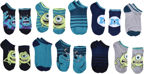 Vista 2 de Disney Paquete de 10 calcetines para niños marino