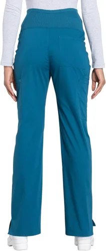 Vista 2 de Cherokee Pantalones de maternidad para mujer, ropa de trabajo profesional suave elástico WW220