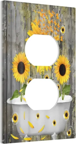 Vista 46 de Placa de pared de 1 cuadrilla, diseño de playa, océano, amanecer, mar, atardecer, cubierta de interruptor de luz en blanco, decorativo, sin