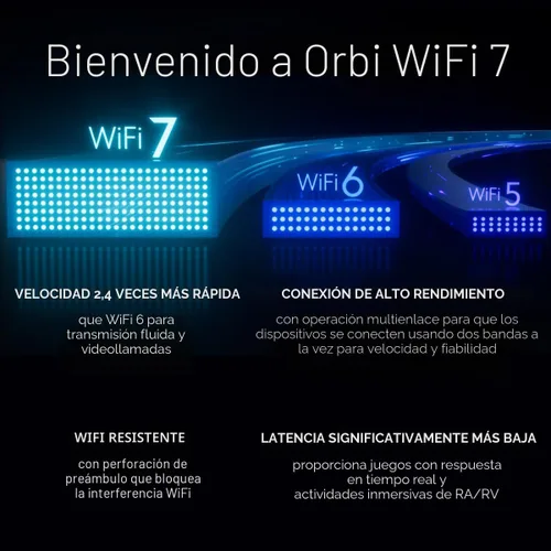 Vista 10 de Netgear Orbi Serie 970 Sistema de Red Mallada WiFi de Cuatro Bandas (RBE972S) - Rúter + 1 Extensor Satélite, Características de Seguridad, 27 Gbps