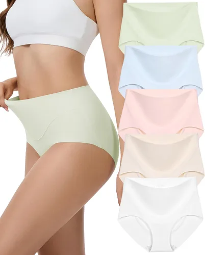 Vista 10 de Sunm Boutique Ropa interior sin costuras para mujer, calzoncillos con Negro