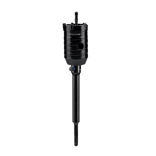 Vista 40 de Mollom Sierra perforadora para hormigón SDS Plus de 8.661 in, cortador de agujeros de alta resistencia con broca de posición central de 4.331 in