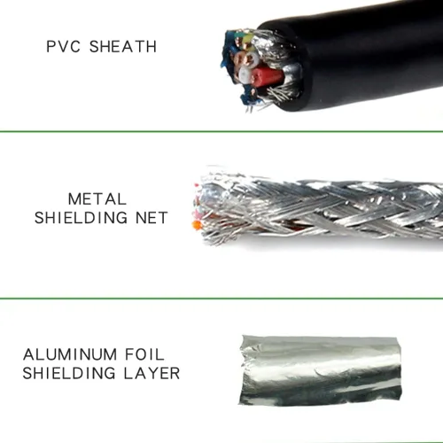 Vista 6 de 6.56ft 24AWG DB9 hembra RS232 9 Pin Serial Cable de extensión serial, conector chapado en oro de 9 pines con cable de extremo de alambre desnudo