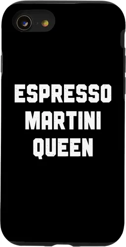 Vista 8 de Funda para iPhone 12 mini Espresso Martini Queen, Espresso Martini con cita divertida