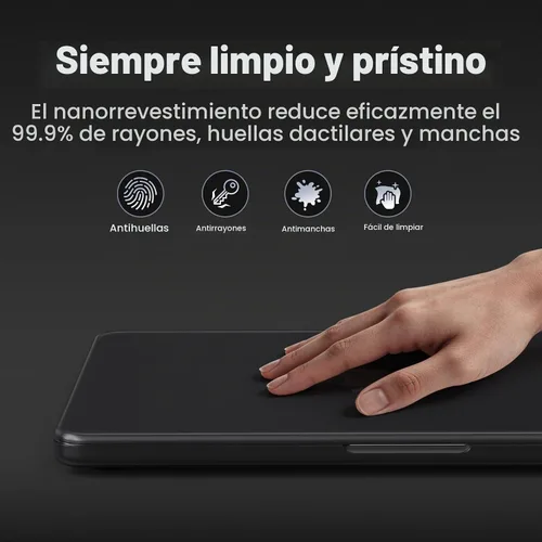 Vista 5 de Soonjet Funda para MacBook Pro de 14 pulgadas M5 M4 M3 M2 M1 Pro/Max 2026 Espacio Negro Claro