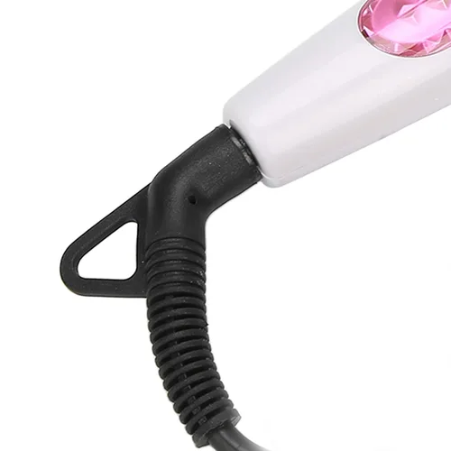 Vista 8 de KIMISS Varita rizadora en espiral, rizador de pelo eléctrico y estilizador con barril de cerámica, 110-240V