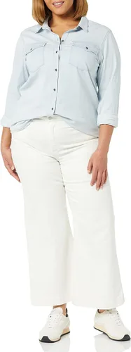 Vista 3 de Goodthreads Camisa vaquera de manga larga para mujer