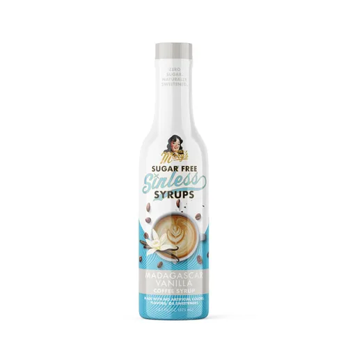 Vista 10 de Jarabe de biscotti de almendras sin azúcar, a base de stevia, sin alcoholes de azúcar ni sucralosa, sin edulcorantes artificiales, ingredientes