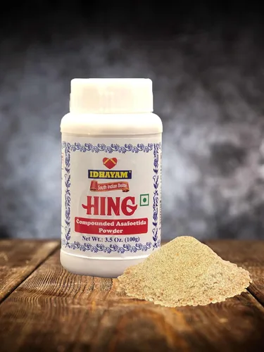Vista 2 de Idhayam Asafoetida (Hing) 100g (3.5 oz) Ideal para Tadka/Templado en Cocina