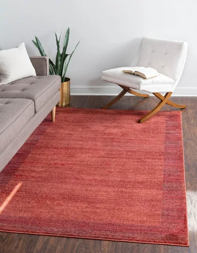 Vista 35 de Unique Loom colección Del Mar - Alfombra Abigail (4' 1" x 6' 1" Rectangular, Beige/ Marfil)