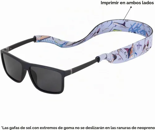 Vista 5 de Ukes Floating Neoprene Sunglass Strap - Adjustable and Anti-Slip Retainer for Glasses - Universal Fit