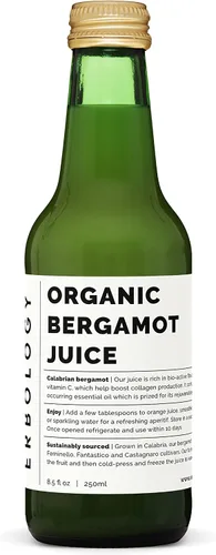Vista 9 de Jugo de bergamota 100% orgánico de 8.5 onzas líquidas, apoya la inmunidad y la producción de colágeno, rico en vitamina C y flavonoides bioactivos