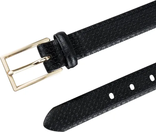 Vista 4 de Calvin KleinWomen's CK Micro Emboss Casual Belt for Jeans, Trousers and Dresses