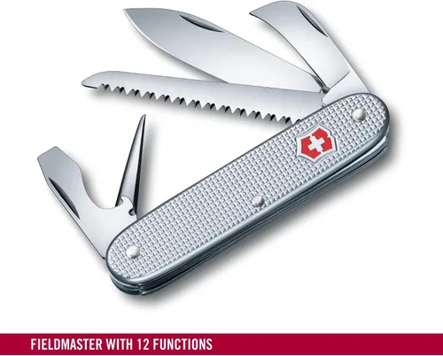 Vista 2 de Victorinox Swiss Army 7 Navaja Suiza, Navaja de Bolsillo de 7 Funciones Hecho en Suiza con 2 Hojas (Hoja Grande y de Poda), Sierra para Madera