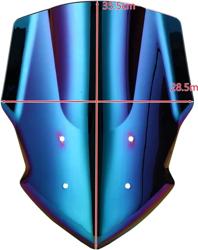 Vista 4 de Protector de parabrisas de motocicleta para Yamaha MT-07 2018-2021